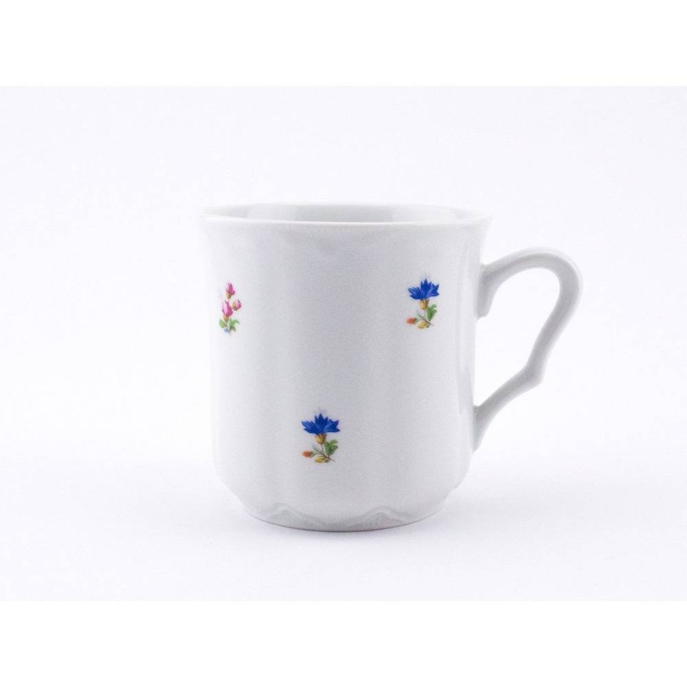 karel mug 027 l czech oak porcelain handball Decorated mug shape rather from thinner porcelain in handball decor.