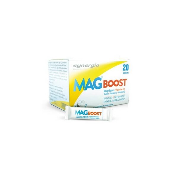 Mag Boost Orodispersible Synergia magnesium liposomal 20 sachets allows you to overcome physical and intellectual stress, reduce fatigue and anxiety states.