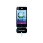 The Medisana 76155 ThermoDock infrared thermometer module is ideal for measuring body temperature or liquids and more. Simply connect the Medisana 76155 ThermoDock infrared thermometer module to the iPhone, download the software and you can measure the temperature hygienically and without direct contact and evaluate it via the iPhone.
