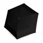 Folding Umbrella - Black Mini Fiber Handy Doppler 722636DS. The length of the umbrella in folded form: 18 cm.
