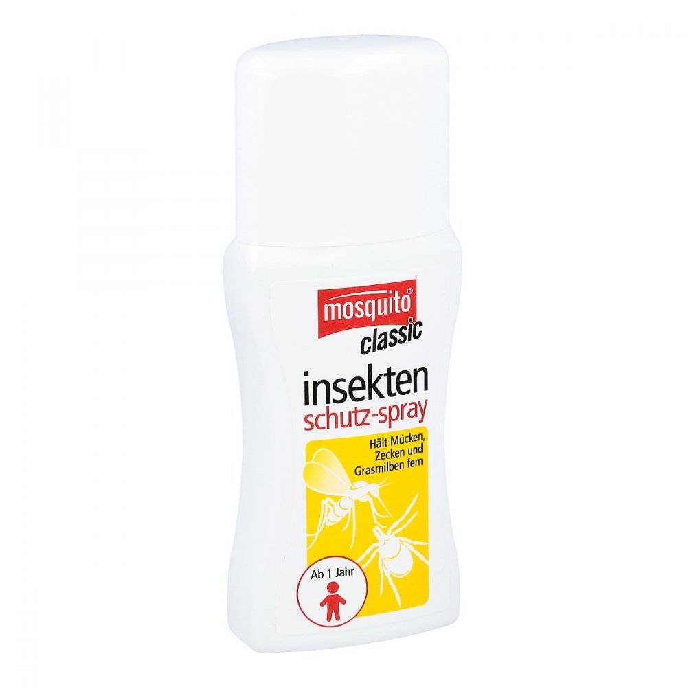 mosquito classic insect repellent spray 100 ml Up to 5 hours of protection