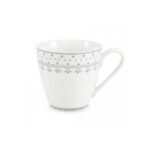 Porcelain mug with a volume of 0.30 l in a modern Hyggeline style.