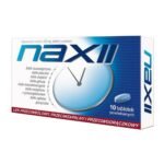 Naxii is a pain reliever, antipyretic and anti-inflammatory drug. The drug is in the form of film-coated tablets that contain naproxen, a non-steroidal anti-inflammatory drug. Naxii is used in fever as well as moderate and mild pain, e.g. headache, toothache, menstrual pain or pains in joints and muscles.