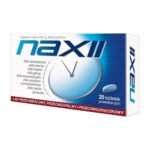 Naxii is a pain reliever, antipyretic and anti-inflammatory drug. The drug is in the form of film-coated tablets that contain naproxen, a non-steroidal anti-inflammatory drug. Naxii is used in fever as well as moderate and mild pain, e.g. headache, toothache, menstrual pain or pains in joints and muscles.