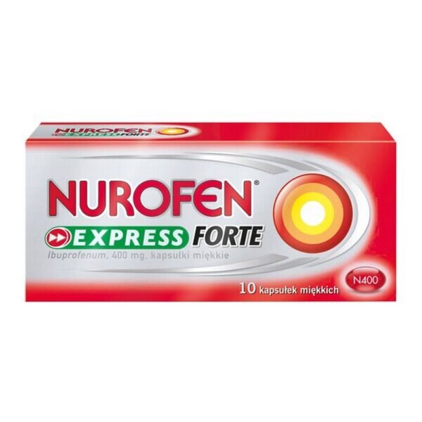 Nurofen Express Forte - a medicinal product with analgesic, antipyretic and anti-inflammatory properties.