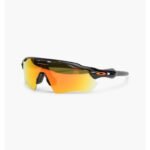 OAKLEY RADAR EV PATH FIRE IRIDIUM OO9208-19 POLISHED BLACK sunglasses. Light bandwidth: 16%.
