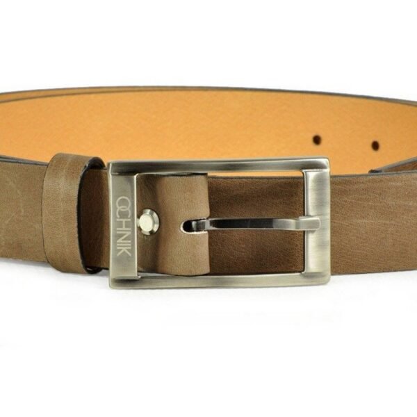 Men's OCHNIK PAM-AM042 / 89 dark brown belt. High quality materials.