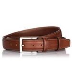MEN'S BELT LEATHER PAOLO PERUZZI BROWN IP-01 DIVINO. High quality materials.