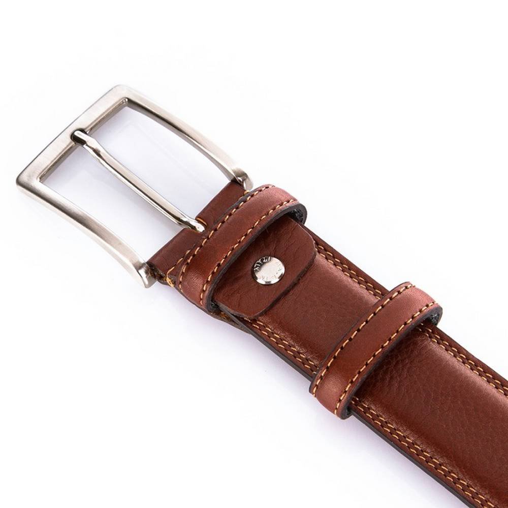 ITALIAN MEN'S BELT PAOLO PERUZZI LEATHER IP-01