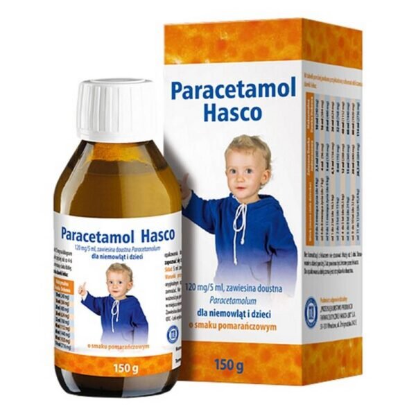Paracetamol Hasco is a medicine used in children and infants to reduce fever and relieve pain. It is well tolerated in recommended doses.