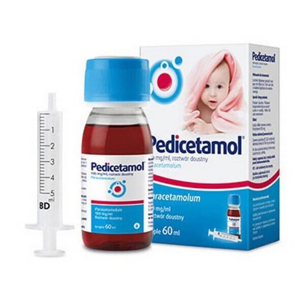 Pedicetamol is a medicine that contains paracetamol to relieve pain and fever. The drug can be used for a short time to reduce fever and mild to moderate pain. Pedicetamol is an oral solution and is intended for infants and children.