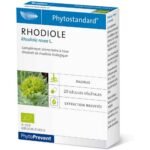 Phytostandard Rhodiole PhytoPrevent Pileje, derived from extracts of Rhodiola, contributes to nervous balance.