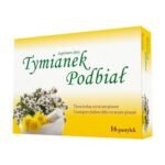 Thyme and Podbiał - a dietary supplement containing thick thyme extract and coltsfoot thick extract. The product is intended for adults
