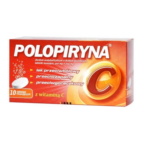 Polopyrin C is a medicinal product for use in pain of various origins, fever (accompanying a cold) with analgesic, anti-inflammatory and antipyretic properties.