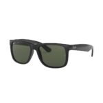 Ray-Ban® 4165601/71 55 Justin Sunglasses. The color of the lenses: green.
