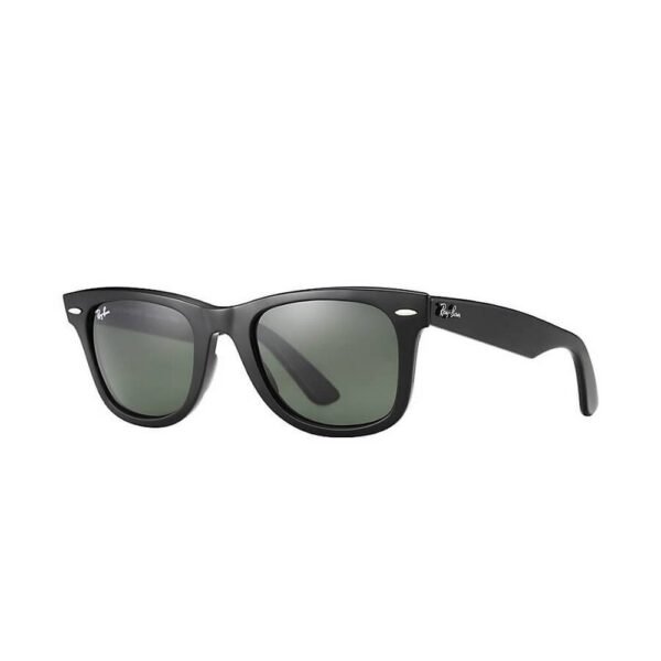 Ray-Ban Wayfarer Original RB 2140 901 МУЖСКИЕ СОЛНЦЕЗАЩИТНЫЕ ОЧКИ. Цвет линз: кристально-зеленый.
