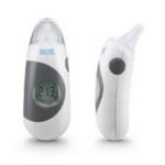 Does your child feel hot? Then measure his temperature as quickly as possible with the practical Reer 376 clinical thermometer. The Reer 376 ear and temple thermometer shows you the result after 2 to 3 seconds and also shows the room temperature.