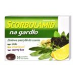 Dietary supplement for the throat in the form of lozenges, created on the basis of natural herbal ingredients with vitamin C. Scorbolamide for the throat contains 7 ingredients