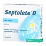 Septolete D is used as an aid in the symptoms of inflammation of the mouth and throat.Septolete D acts directly on microorganisms that cause infections, has a local disinfectant effect and soothes discomfort in mouth and throat infections