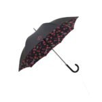 Smati USA1655 - Long umbrella - double cloth - petals. A long umbrella Smati made of high-quality plastic. The product has a curved APS handle.