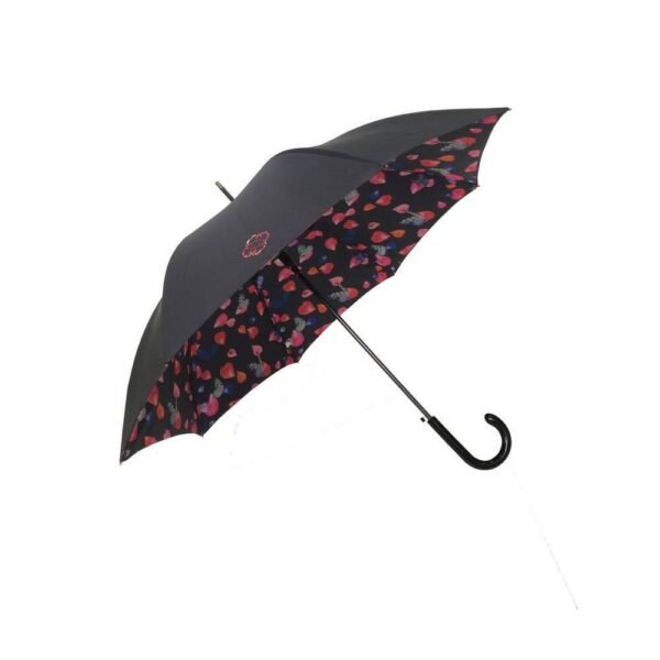 Smati USA1655 - Long umbrella - double cloth - petals. A long umbrella Smati made of high-quality plastic. The product has a curved APS handle.