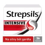 Strepsils Intensive lozenges are a sore throat medicine with anti-inflammatory and analgesic properties. Strepsils Intensive contains flurbiprofen from the group of non-steroidal anti-inflammatory drugs (NSAIDs) and, from the second minute after application, it is coated and relieves symptoms associated with a throat infection.