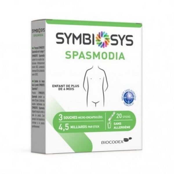 SPASMODIA Belly pain probiotic powder 20 Sticks in our organic pharmacy, Comment on advice for use and dosage with our partner Avis checked after your purchase.