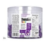 Thonsilan lollipops - dietary supplement.Strawberry flavorThe ingredients of the dietary supplement Thonsilan lollipops help bring relief in the event of: irritation of the throat and larynx (marshmallow, lichen)have a soothing effect on the vocal cords
