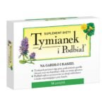 Thyme and Podbiał - a dietary supplement containing thick thyme extract and coltsfoot thick extract. The product is intended for adults