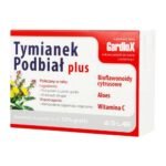 GardloX Tymianek Podbiał plus - a dietary supplement intended for adults to soothe throat irritations and support immunity.