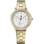 Tommy Hilfiger 1781856 Женские наручные часы. Корпус из нержавеющей стали золотистого цвета. Браслет из нержавеющей стали золотистого цвета.