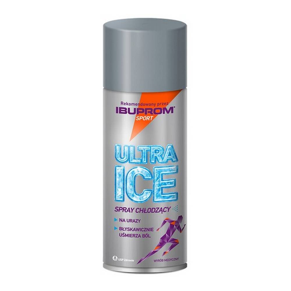 ultra ice cooling spray 200 ml Охлаждающий спрей ULTRA ICE для снятия боли Благодаря обезболивающему эффекту, вызываемому охлаждением места травмы, охлаждающий спрей ULTRA ICE позволяет быстро возобновить занятия спортом.
