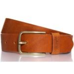 BELT WRANGLER REFINE COGNAC W0B6-5U-181. High quality materials.