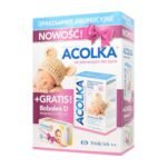 Acolka - a dietary supplement containing cultures of Pediococcus pentosaceus CECT 8330 and Bifidobacterium longum CECT 7894 bacteria. The product is intended for infants 0+ who are breastfed or with modified milk.