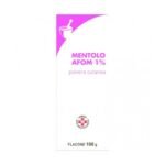 Menthol Afom is indicated in the symptomatic treatment of skin rashes due to exanthematous diseases, irritation, itching and burning in case of insect bites, sunburn and burns.