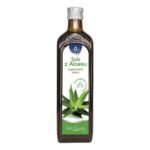 Aloe juice - a dietary supplement containing aloe juice obtained from the pulp of aloe leaves. The product is intended for adults.