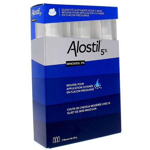 This medication contains minoxidil, a substance that stimulates hair growth and slows hair loss. Minoxidil is also an oral vasodilator used in the treatment of high blood pressure. Applied locally to the scalp, the antihypertensive effect of minoxidil is generally imperceptible.