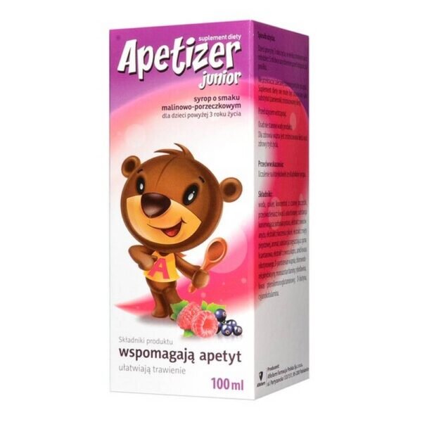 Apetizer - a dietary supplement containing compositions of vitamins and herbal extracts intended for small eaters. The preparation is intended for children over 3 years of age.