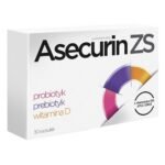 Asecurin junior - a dietary supplement containing a combination of the probiotic strain of the yeast Saccharomyces boulardii and the lactic acid bacteria Bacillus coagulans, Lactobacillus rhamnosus. The product is intended for infants and children.