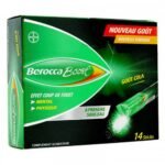 Berocca Boost Boost Effect 14 Стики с кофеином и витамином B5 используются для лечения временной физической и умственной усталости. Его новая формула, которую следует принимать без воды, обеспечивает быстрое всасывание.