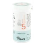 Biochemie Pflüger 5 Kalium phosphoricum D6 tablets (pack size: 400 pieces) is a registered homeopathic medicine and therefore does not have any therapeutic indication.