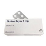 BIOTINE BAYER 5 мг 60 таблеток в нашей органической аптеке без рецепта по лучшей цене