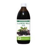 Black without juice - a dietary supplement. Pasteurized. Source of natural vitamin C. Elderberry juice - made of concentrated elderberry juice (Sambucus nigra), standardized camu camu fruit extract (Myrciaria dubia), including natural vitamin C.
