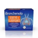 Bronchenolo Sedative and Fluidifying in tablets is a mint-flavored drug that helps treat cough symptoms by thinning phlegm.