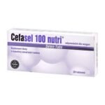 Cefasel 100 nutri - a dietary supplement containing selenium that supports the body's immune system. The product is intended for adults. Selenium has a positive effect on male fertility (contributes to the proper course of spermatogenesis);