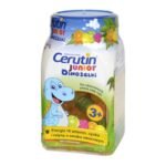 Cerutin Junior Dinożelki - a dietary supplement intended for children over 3 years of age.Niacin (vitamin B3) supports proper energy metabolism, supports psychological functions and the proper functioning of the nervous system.