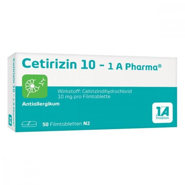 For the relief of nasal and eye symptoms in seasonal and year-round allergic rhinitis, as well as for the relief of chronic hives
