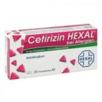 With the active ingredient: cetirizine dihydrochloride for hay fever with symptoms such as sneezing, runny nose, itchy nose, nasal congestion, itching and reddening of the eyes as well as tearing. For chronic hives with symptoms such as itching, redness and wheals of the skin. For neurodermatitis with discomfort, itching and reddening of the skin.