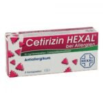 With the active ingredient: cetirizine dihydrochloride for hay fever with symptoms such as sneezing, runny nose, itchy nose, nasal congestion, itching and reddening of the eyes as well as tearing. For chronic hives with symptoms such as itching, redness and wheals of the skin. For neurodermatitis with discomfort, itching and reddening of the skin.