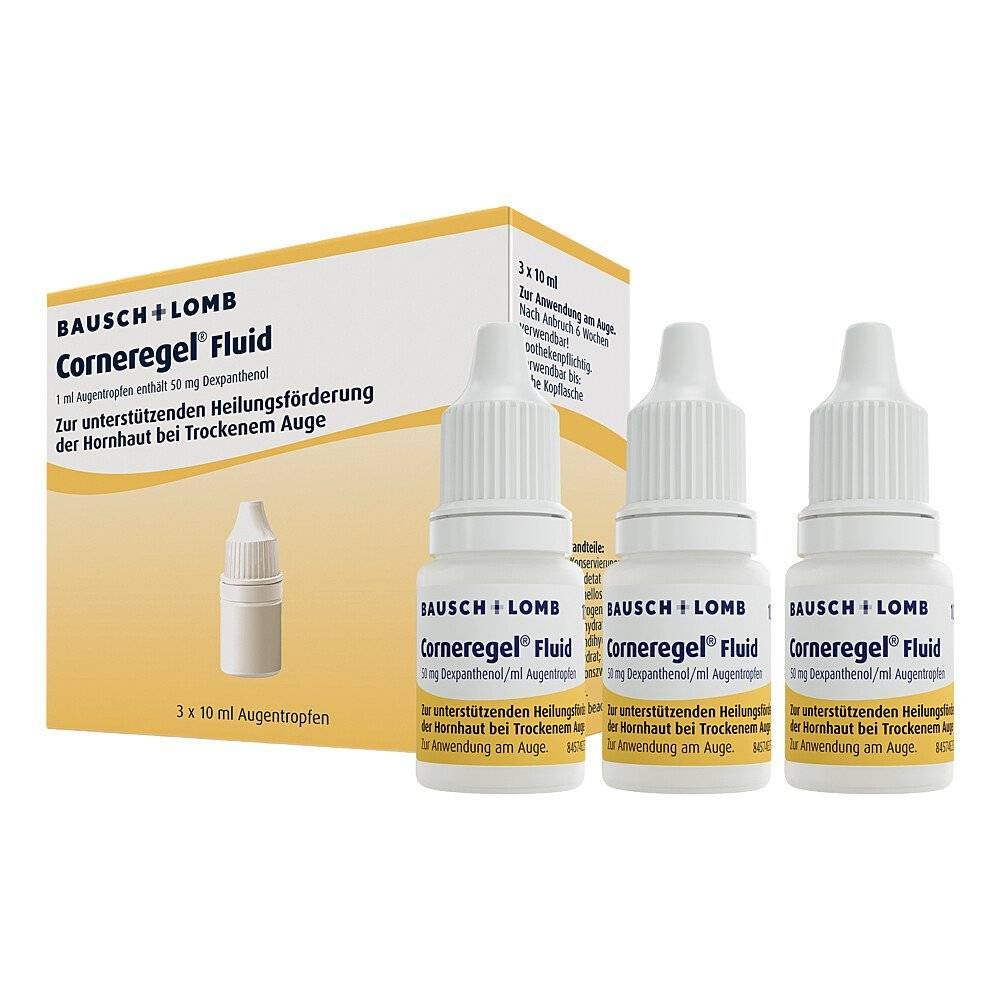 corneregel-fluid-eye-drops-3x10-ml Corneregel Fluid eye drops, 3X10 ml - Image 1